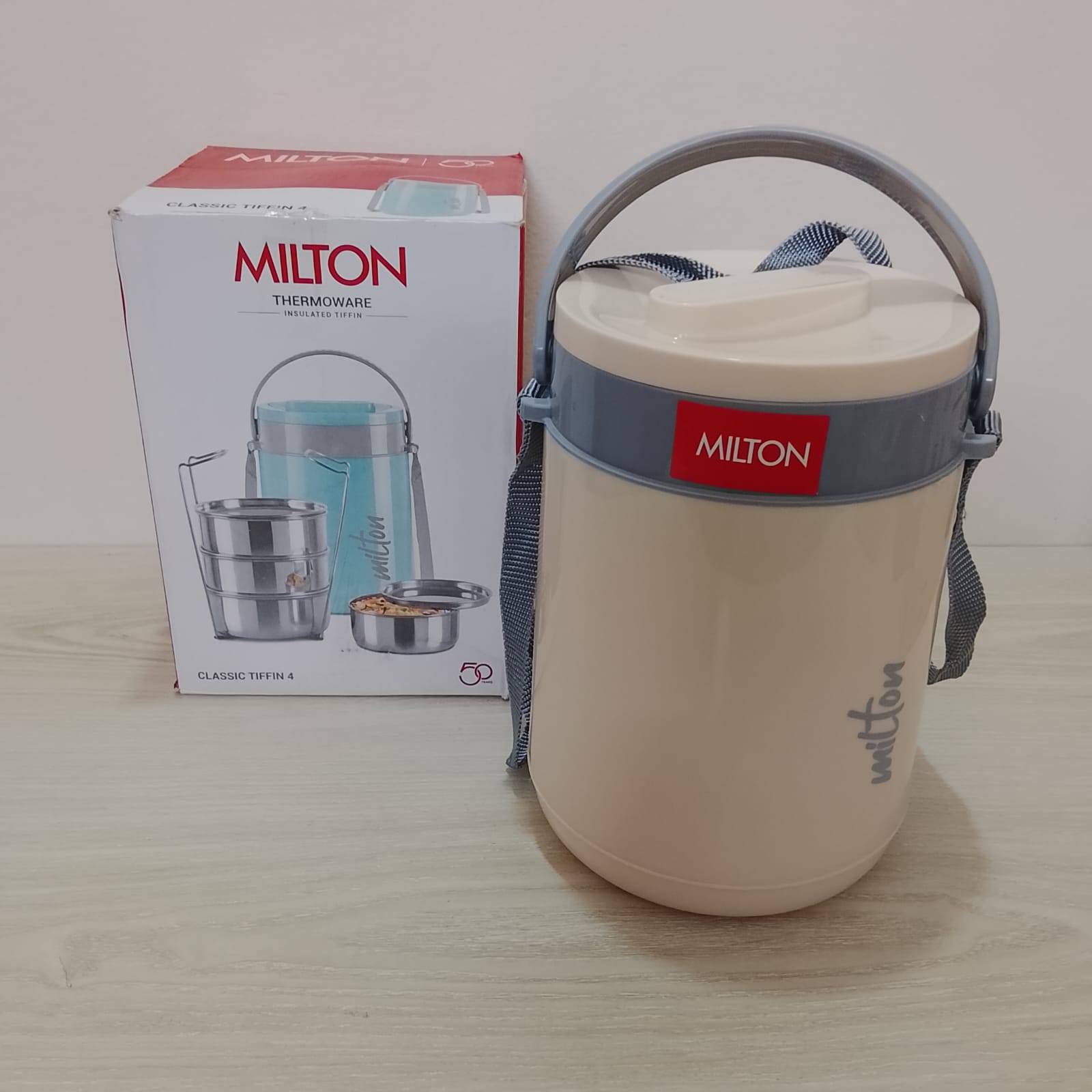 Milton Classic Tiffn 4 Stainless Steel Lunch Box